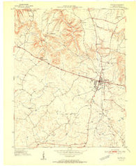 Elkton Kentucky Historical topographic map, 1:24000 scale, 7.5 X 7.5 Minute, Year 1951