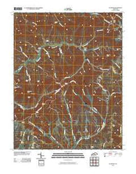 Ellisburg Kentucky Historical topographic map, 1:24000 scale, 7.5 X 7.5 Minute, Year 2010