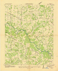 Elva Kentucky Historical topographic map, 1:24000 scale, 7.5 X 7.5 Minute, Year 1936