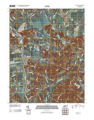 Equality Kentucky Historical topographic map, 1:24000 scale, 7.5 X 7.5 Minute, Year 2010