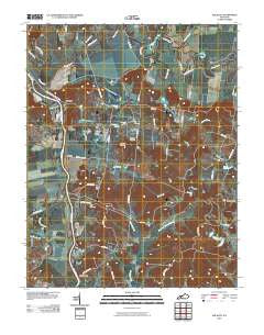 Equality Kentucky Historical topographic map, 1:24000 scale, 7.5 X 7.5 Minute, Year 2010