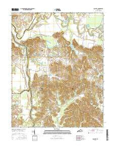 Equality Kentucky Current topographic map, 1:24000 scale, 7.5 X 7.5 Minute, Year 2016