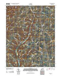 Eubank Kentucky Historical topographic map, 1:24000 scale, 7.5 X 7.5 Minute, Year 2010