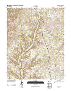 Eubank Kentucky Historical topographic map, 1:24000 scale, 7.5 X 7.5 Minute, Year 2013