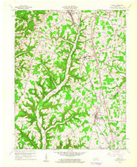 Eubank Kentucky Historical topographic map, 1:24000 scale, 7.5 X 7.5 Minute, Year 1961