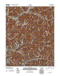 Evarts Kentucky Historical topographic map, 1:24000 scale, 7.5 X 7.5 Minute, Year 2011