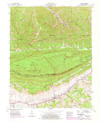 Ewing Virginia Historical topographic map, 1:24000 scale, 7.5 X 7.5 Minute, Year 1946