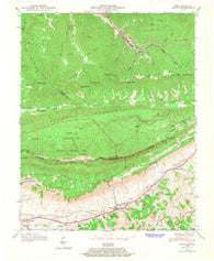 Ewing Virginia Historical topographic map, 1:24000 scale, 7.5 X 7.5 Minute, Year 1946