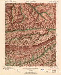 Ewing Virginia Historical topographic map, 1:24000 scale, 7.5 X 7.5 Minute, Year 1946
