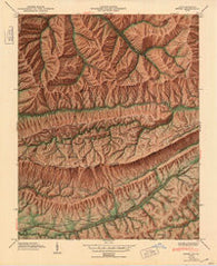 Ewing Virginia Historical topographic map, 1:24000 scale, 7.5 X 7.5 Minute, Year 1949
