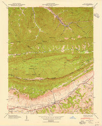 Ewing Virginia Historical topographic map, 1:24000 scale, 7.5 X 7.5 Minute, Year 1949