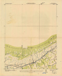 Ewing Virginia Historical topographic map, 1:24000 scale, 7.5 X 7.5 Minute, Year 1935