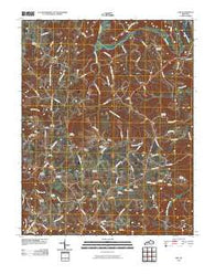 Exie Kentucky Historical topographic map, 1:24000 scale, 7.5 X 7.5 Minute, Year 2010