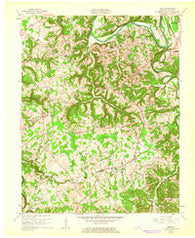 Exie Kentucky Historical topographic map, 1:24000 scale, 7.5 X 7.5 Minute, Year 1961