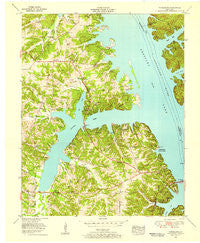 Fairdealing Kentucky Historical topographic map, 1:24000 scale, 7.5 X 7.5 Minute, Year 1955