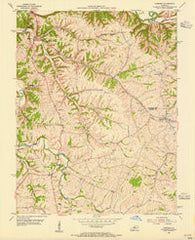 Fairfield Kentucky Historical topographic map, 1:24000 scale, 7.5 X 7.5 Minute, Year 1953