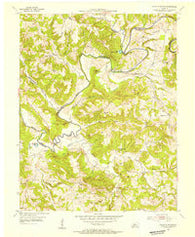 Falls Of Rough Kentucky Historical topographic map, 1:24000 scale, 7.5 X 7.5 Minute, Year 1953