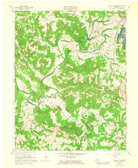 Falls of Rough Kentucky Historical topographic map, 1:24000 scale, 7.5 X 7.5 Minute, Year 1963