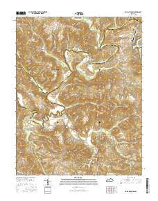 Falls of Rough Kentucky Current topographic map, 1:24000 scale, 7.5 X 7.5 Minute, Year 2016
