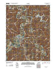 Falmouth Kentucky Historical topographic map, 1:24000 scale, 7.5 X 7.5 Minute, Year 2010