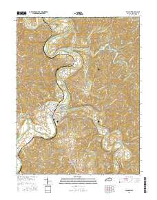 Falmouth Kentucky Current topographic map, 1:24000 scale, 7.5 X 7.5 Minute, Year 2016