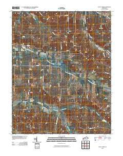 Fancy Farm Kentucky Historical topographic map, 1:24000 scale, 7.5 X 7.5 Minute, Year 2010