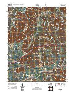 Farmers Kentucky Historical topographic map, 1:24000 scale, 7.5 X 7.5 Minute, Year 2011