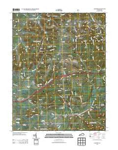 Farmers Kentucky Historical topographic map, 1:24000 scale, 7.5 X 7.5 Minute, Year 2013