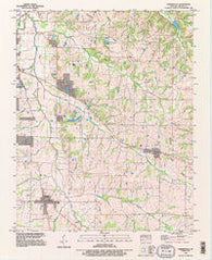 Farmington Kentucky Historical topographic map, 1:24000 scale, 7.5 X 7.5 Minute, Year 1993