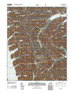 Fenton Kentucky Historical topographic map, 1:24000 scale, 7.5 X 7.5 Minute, Year 2010
