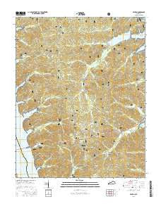 Fenton Kentucky Current topographic map, 1:24000 scale, 7.5 X 7.5 Minute, Year 2016