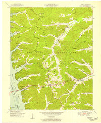 Fenton Kentucky Historical topographic map, 1:24000 scale, 7.5 X 7.5 Minute, Year 1950