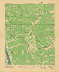 Fenton Kentucky Historical topographic map, 1:24000 scale, 7.5 X 7.5 Minute, Year 1936