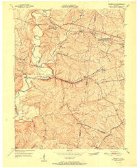 Fisherville Kentucky Historical topographic map, 1:24000 scale, 7.5 X 7.5 Minute, Year 1951