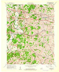 Fisherville Kentucky Historical topographic map, 1:24000 scale, 7.5 X 7.5 Minute, Year 1960
