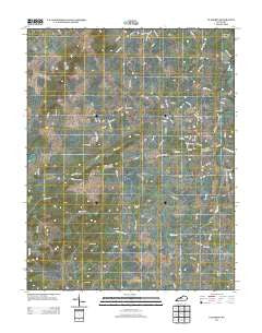 Flaherty Kentucky Historical topographic map, 1:24000 scale, 7.5 X 7.5 Minute, Year 2013