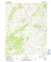 Flaherty Kentucky Historical topographic map, 1:24000 scale, 7.5 X 7.5 Minute, Year 1991