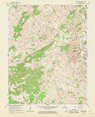 Flaherty Kentucky Historical topographic map, 1:24000 scale, 7.5 X 7.5 Minute, Year 1960