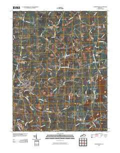 Flemingsburg Kentucky Historical topographic map, 1:24000 scale, 7.5 X 7.5 Minute, Year 2010