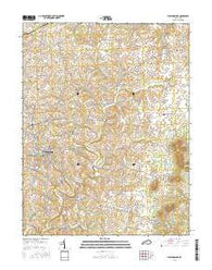 Flemingsburg Kentucky Current topographic map, 1:24000 scale, 7.5 X 7.5 Minute, Year 2016