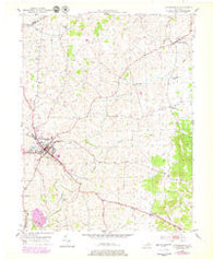 Flemingsburg Kentucky Historical topographic map, 1:24000 scale, 7.5 X 7.5 Minute, Year 1951