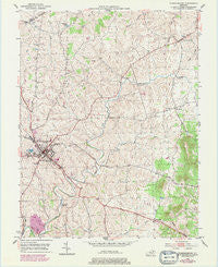 Flemingsburg Kentucky Historical topographic map, 1:24000 scale, 7.5 X 7.5 Minute, Year 1951