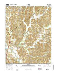 Flener Kentucky Current topographic map, 1:24000 scale, 7.5 X 7.5 Minute, Year 2016