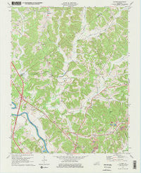 Flener Kentucky Historical topographic map, 1:24000 scale, 7.5 X 7.5 Minute, Year 1973