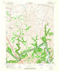 Ford Kentucky Historical topographic map, 1:24000 scale, 7.5 X 7.5 Minute, Year 1965