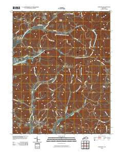 Fordsville Kentucky Historical topographic map, 1:24000 scale, 7.5 X 7.5 Minute, Year 2010
