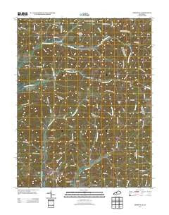 Fordsville Kentucky Historical topographic map, 1:24000 scale, 7.5 X 7.5 Minute, Year 2013