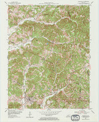 Fordsville Kentucky Historical topographic map, 1:24000 scale, 7.5 X 7.5 Minute, Year 1953