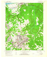 Fort Knox Kentucky Historical topographic map, 1:24000 scale, 7.5 X 7.5 Minute, Year 1960