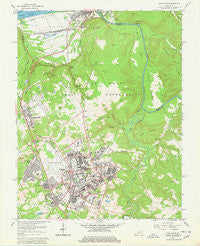 Fort Knox Kentucky Historical topographic map, 1:24000 scale, 7.5 X 7.5 Minute, Year 1960